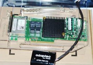 ADAPTEC ASR-78165 00KT1V 4-Port SFF-8644 2-PORT SFF-8643 SAS RAID +capacitance - Picture 1 of 7