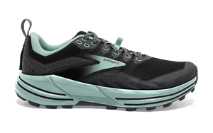 Brooks Cascadia 16 Trail Running Shoes Black/Ebony/Yucca US Women 11.5 - Picture 1 of 6
