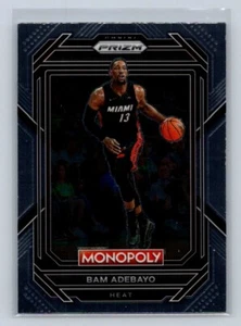 Panini Monopoly Prizm #47 2022-23 Bam Adebayo Miami Heat - Imagen 1 de 2