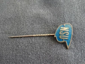 NSU Motocicletas/Automóvil, Antiguo Azul Claro Esmaltado Firmennadel - Imagen 1 de 4