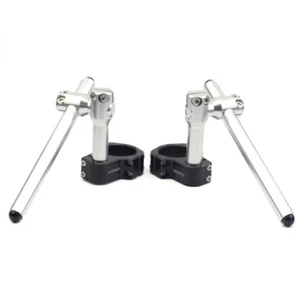 50mm Adjustable Shift Tube Fork Clip-ons Handlebar Performance Stunt Universal - Picture 1 of 9
