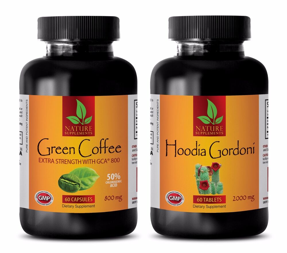 Fat burner pre workout - GREEN COFFEE EXTRACT – HOODIA GORDONII COMBO - greens