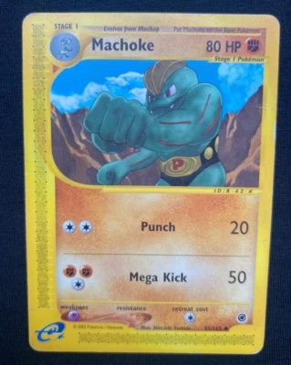 Machoke 85/165 Expedition Uncommon WOTC Vintage Pokemon (HP) - Image 1 of 2