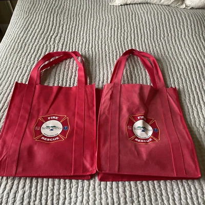 Tote Bags Fire and Rescue Red - Image 1 of 4