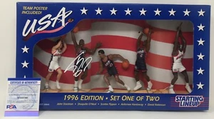 Figura PSA de Shaquille O'Neal firmada 1996 Dream Team 2 alineación inicial olímpica - Imagen 1 de 7