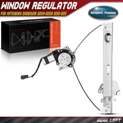 Regulador Ventana con Motor para Mitsubishi Endeavor 2004-2008 2010-2011 Trasero Izquierdo Foto 1 de 4