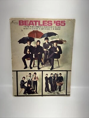 Beatles ‘65 Album No.38 Sheet Music Book w/ Photographs by Hansen Publications - Image 1 of 4