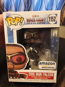 Funko Pop! Vinyl: Marvel - Civil War: Falcon - Amazon (Exclusive) #1152 - Picture 1 of 5