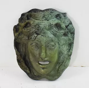 Erinyes Bronze Mini-Maske - Erinys weibliche Furien Gottheiten - Erstes Theater der Welt - Bild 1 von 3