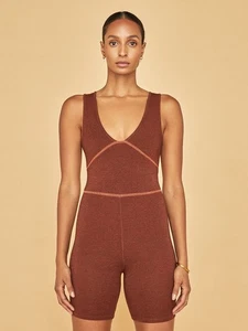 Sundry Strampler sportlicher Overall Rust Anthropologie Neu mit Etikett - Bild 1 von 12