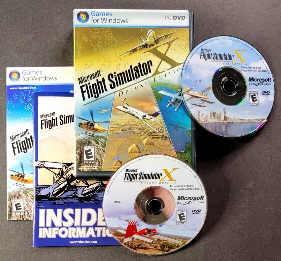 Microsoft Flight Simulator X: Deluxe Edition (PC, 2006) CIB - Image 1 of 1