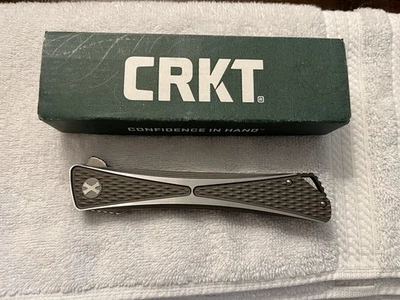 CRKT 7532 Jumbones IKBS Aleta 4.8"" Hoja 11"" OAL Mango Aluminio COMO NUEVO Foto 1 de 4