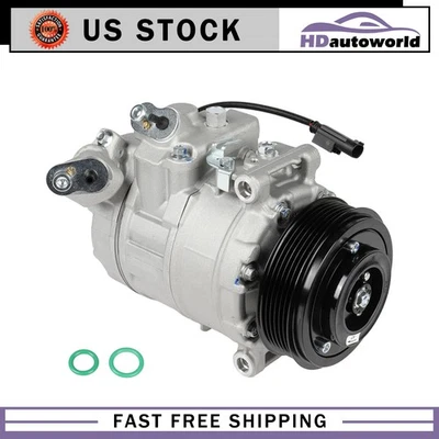 A/C Compressor W/Clutch for BMW 128i Base 323i Base 325i Base 328i 2008-2011 - Image 1 of 4