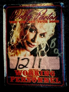 DOLLY PARTON THE VINTAGE TOUR 2005 - DEC 1, 2005 - NOKIA TEXAS - BACKSTAGE PASS - Picture 1 of 1