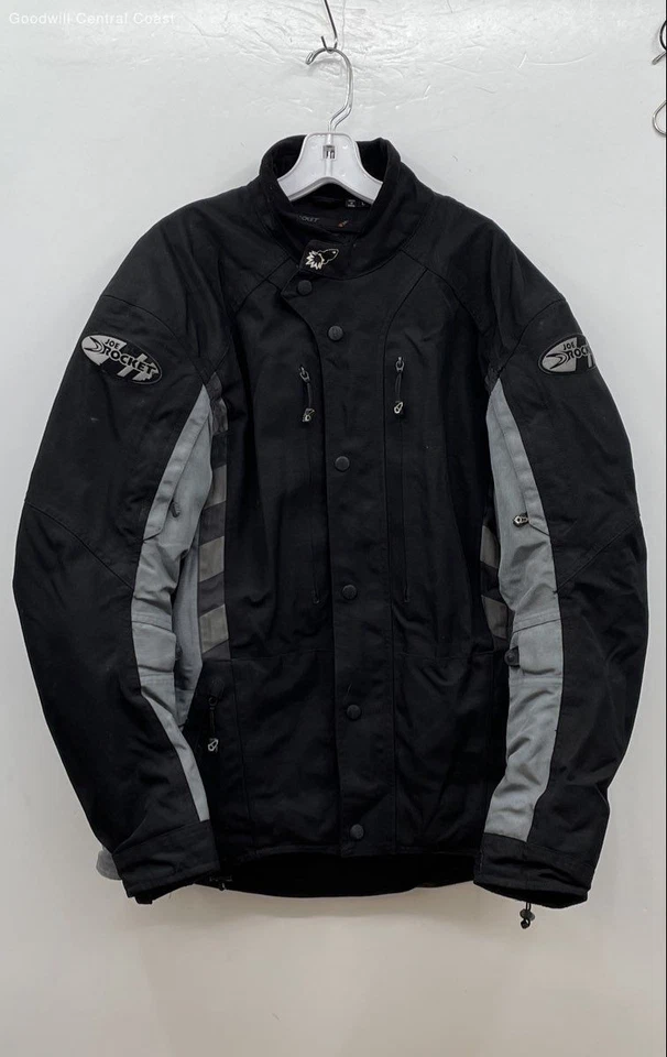 Joe Rocket Men's Black Motorcycle Jacket - Size L - Image 1 of 4