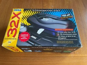 Sega 32X Genesis Console Boxed With Cables Works Great Excellent Condition