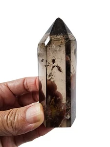 Torre de cristal pulido de cuarzo citrino ahumado Brasil 102,1 gramos. - Imagen 1 de 3