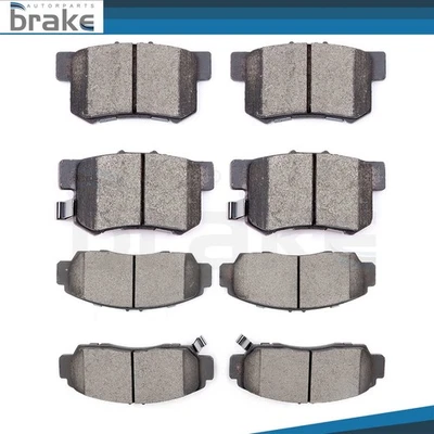 Front And Rear Low Dust Ceramic Brake Pads For 2002-2003 Acura TL Type-S 3,2L - Image 1 of 2