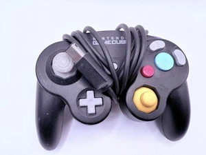 Mando Nintendo GameCube Negro DOL-003 OEM Oficial Usado Probado Funciona - Imagen 1 de 2