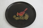 Couroc Of Monterey California Plate Cardinal Red Bird Design Server Ware Vintage