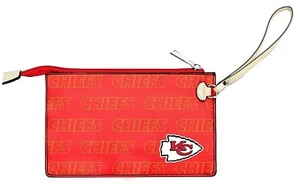 Kansas City Chiefs NFL Victory Wristlet Fashion Handbag with Strap - Picture 1 of 2