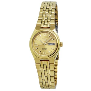 Seiko 5 Automatic Gold-tone Stainless Steel Ladies Watch SYMK36 - Picture 1 of 2
