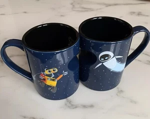 Disney Pixar Parks EVE and WALL-E Heart Ceramic Coffee Mug Cup Set WALL·E Great - Picture 1 of 22