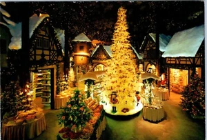 Christkindlkarkt & Christmas Village Rothenburg ob der Tauber, Germany Postcard - Picture 1 of 2