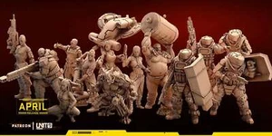  Black Site Prisoners Collection - EINHEIT 9 32 mm Cyberpunk Minis - Bild 1 von 11