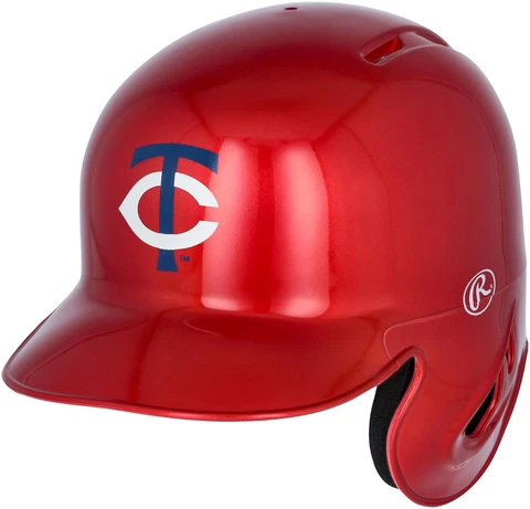 Minnesota Twins Rawlings Alternative Chrome Mini Batting Helmet Cover