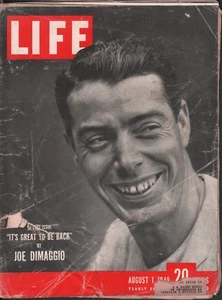 Life Magazine August 1949 Joe Dimaggio 062618DBE - Imagen 1 de 1