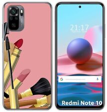 Funda Gel Tpu para Xiaomi Redmi Note 10 / 10S diseño Brochas Dibujos