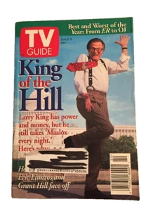 Vintage 1995 June 3-9 TV Guide - Larry King of the Hill on Cover / ER OJ - Picture 1 of 2