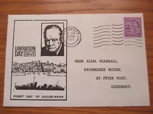 Guernsey 9/5/65. 20th Anniv of Liberation. Illus FDC with Herm Island Stamps. - Picture 1 of 2