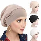 Women Turban Pleated Beanie Head Wrap Scarf Muslim Hijab Chemo Cancer Cap Bonnet
