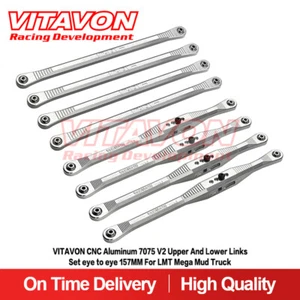 Vitavon CNC Alu7075 V2 Upper&Lower Links set For LMT Mega 1.0 LMT 2.0 - Picture 1 of 5