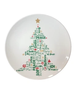 Neiman Marcus YuYu 7" Plate Holiday Creative Home LLC Boxed Set of 4 - Picture 1 of 15
