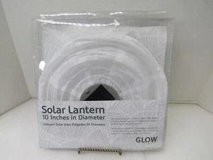Allsop Home And Garden 10-In. Glow Nylon Solar Lantern 31608 New In Package - Picture 1 of 5