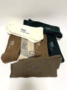 Lot Of 7 Polo Ralph Lauren Men’s Socks Size 10-13 Multicolor VTG 90s