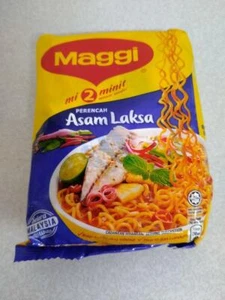 Maggi Kari Asam Laksa 2 Minutes Instant Noodles Serving Suggestions - Picture 1 of 3