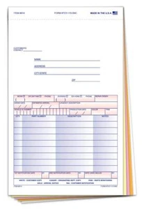 100 SPECIAL PARTS ORDER FORM 4 Part - TOY-115-4NC / Item # 612 Plain - Picture 1 of 1