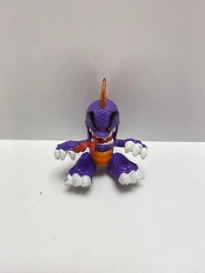 Tech Deck Dude - Lila Feuer atmende Eidechse Drache Spikes SELTEN - Bild 1 von 3