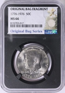1776-1976 P 50c Kennedy Half Dollar NGC MS66 Clad Original Bag Frag Series - Picture 1 of 2