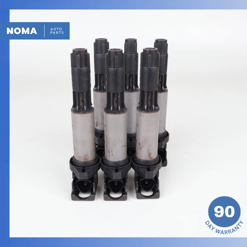 BMW E85 Z4 2003 motor juego de 6 bobinas de encendido 12138616153 OEM Foto 1 de 4