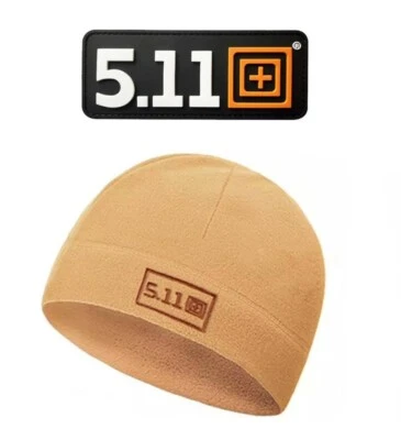 Lote 5.11 - Sombrero tejido (TAN) con parche de PVC (Stock de EE. UU.) gorra/gorro de reloj Foto 1 de 4