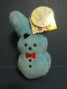 NUEVO CON ETIQUETAS PELUCHE CONEJITO PERFUMADO PASCUA RECIÉN NACIDO/DANDEE PEEPS 6" AZUL "ALGODÓN DE CARAMELO" - Imagen 1 de 4