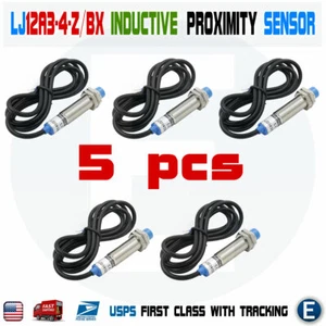 Interruptor de detección de sensor de proximidad inductivo LJ12A3-4-Z/BX NPN DC6-36V EE. UU. 5 piezas - Imagen 1 de 11
