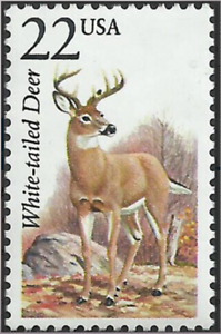 US #2317 MNH 1987 North American Wildlife White tailed Deer