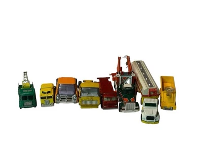 Vintage Diecast Truck Lot Matchbox Super Kings ,Tanker Peterbilt Wrecker Buddy L - Image 1 of 4