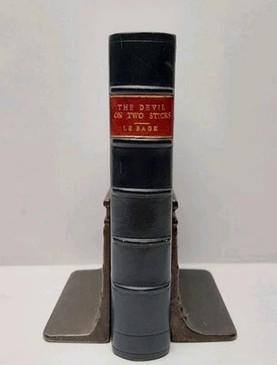 Asmodeus The Devil on Two Sticks Lesage Johannot Illustrator Fine Binding c.1841 - Image 1 of 4